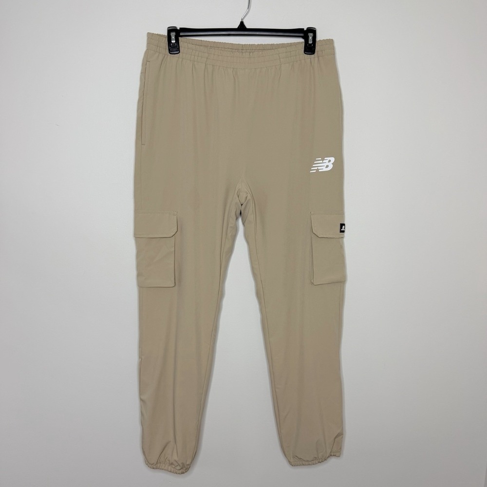 New Balance All Motion Mens XL Cargo Jogger Pants Fleece Lined 4-Way Stretch